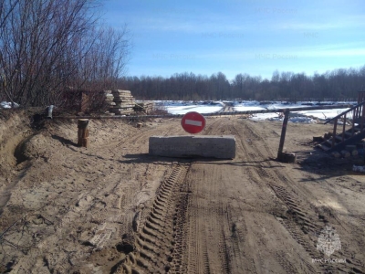 В Костромской области закрыты все ледовые переправы