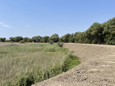 В Дагестане отремонтировали три участка защитных валов на реке Терек