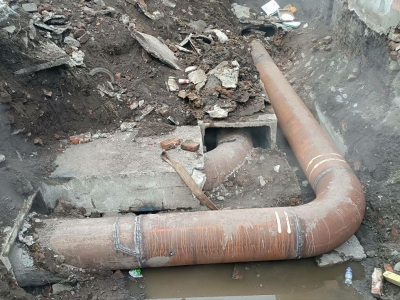 В Калининграде устранили аварию на улице Вагнера