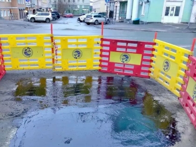 В Мурманске продолжают поддерживающий ремонт объектов городской инфраструктуры