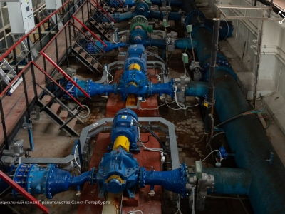 В Петродворцовом районе Петербурга обновили насосную станцию «ЛГУ»