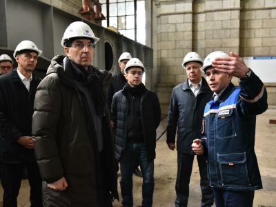 Игорь Щеголев и Михаил Евраев оценили гидротехнические сооружения Угличской ГЭС