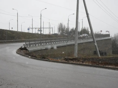 В Тучкове завершают ремонт объездной для грузовиков