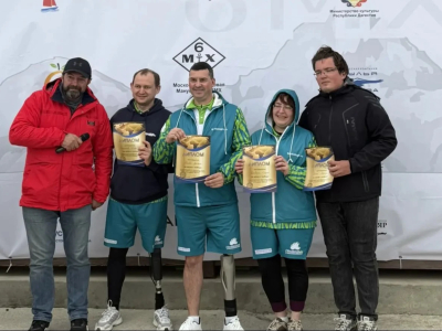 Команда спортсменов на протезах вошла в топ-5 регаты в Дагестане