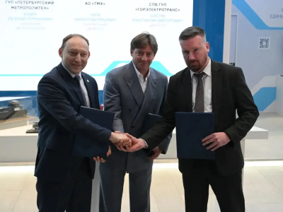 «Горэлектротранс» и «Петербургский метрополитен» договорились о сотрудничестве с компанией «ТМХ» в сфере беспилотных систем