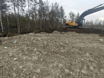 Эконадзор изъял экскаватор у нарушителей во Всеволожском районе