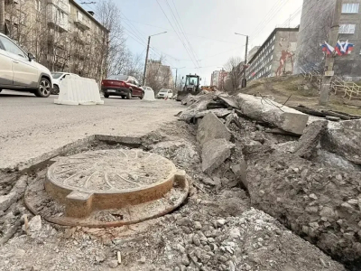 В Мурманске продолжаются дорожные работы по программе «На севере — жить!»