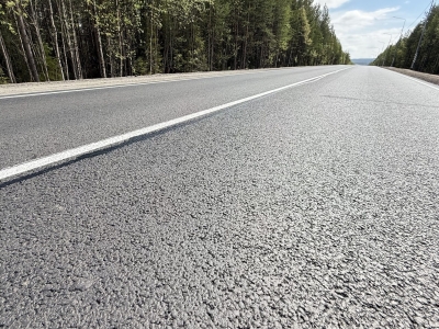 В Мурманской области отремонтировали дорогу на автоподъезде к Полярным Зорям