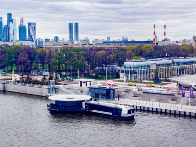 В Москве запустили четвертый маршрут речного электротранспорта «Лужники — Киевский»