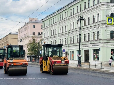В Петербурге продолжается обновление Невского проспекта