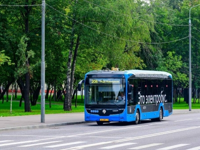 Электробусы нового поколения вышли на маршрут 409 на востоке Москвы