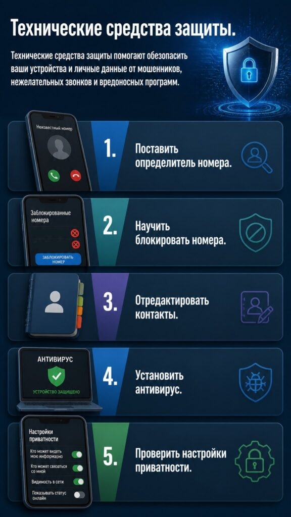 Инфографика: технические средства защиты пенсионеров от мощенников