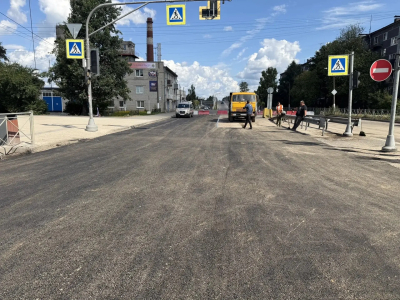 В Тосно участок шоссе Барыбина открылся после внепланового ремонта