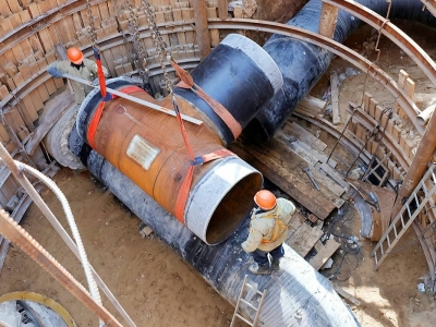 В Академическом районе завершились работы по врезке нового газопровода в действующую систему