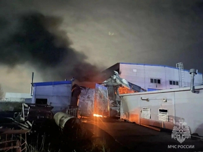 В Ленинградской области пожар охватил 600 квадратных метров